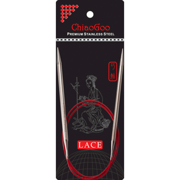 Rundpind 80 cm - 2,5 mm - ChiaoGoo Red Lace